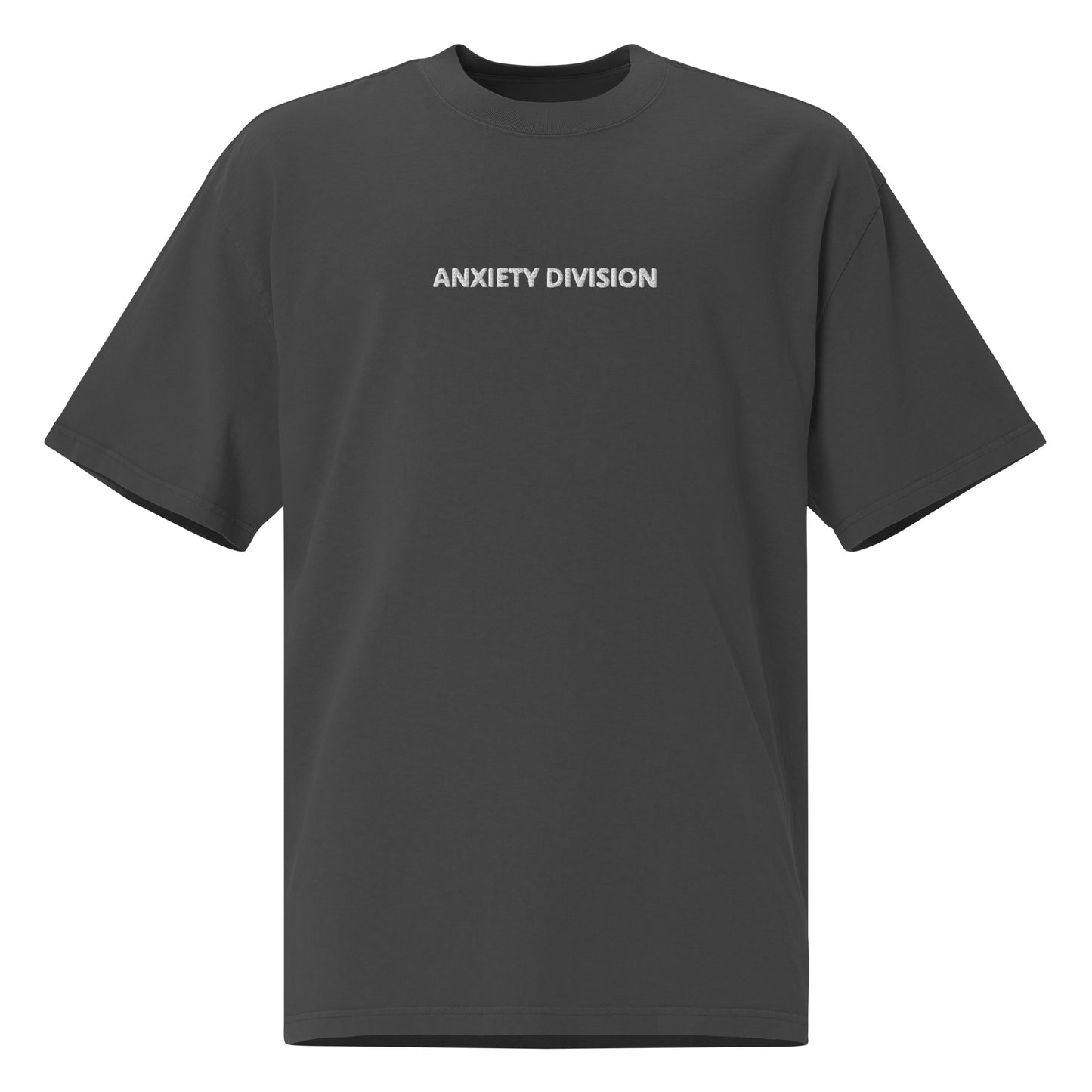 ANXIETY DIVISION LOGO Oversized t-shirt