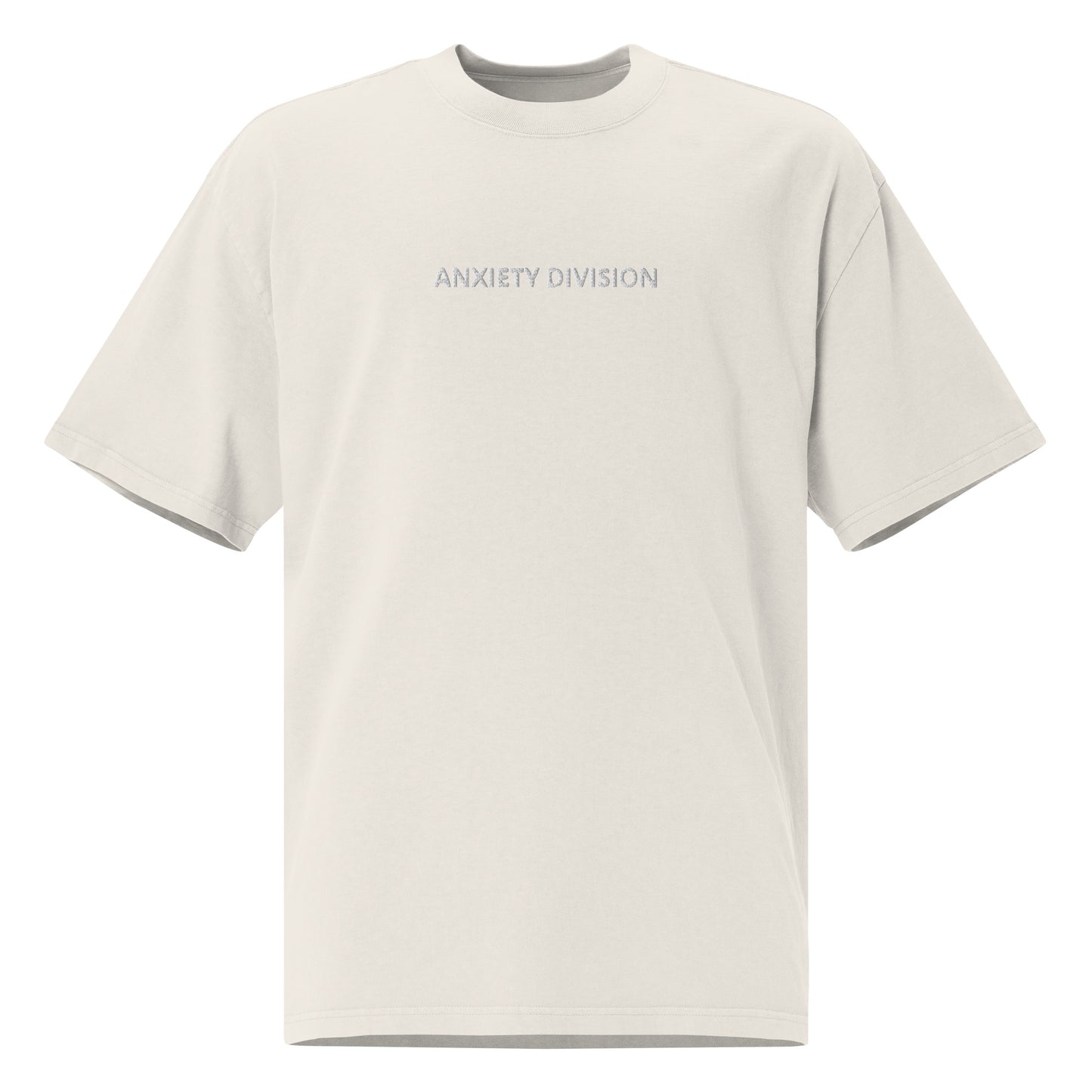 ANXIETY DIVISION LOGO Oversized t-shirt