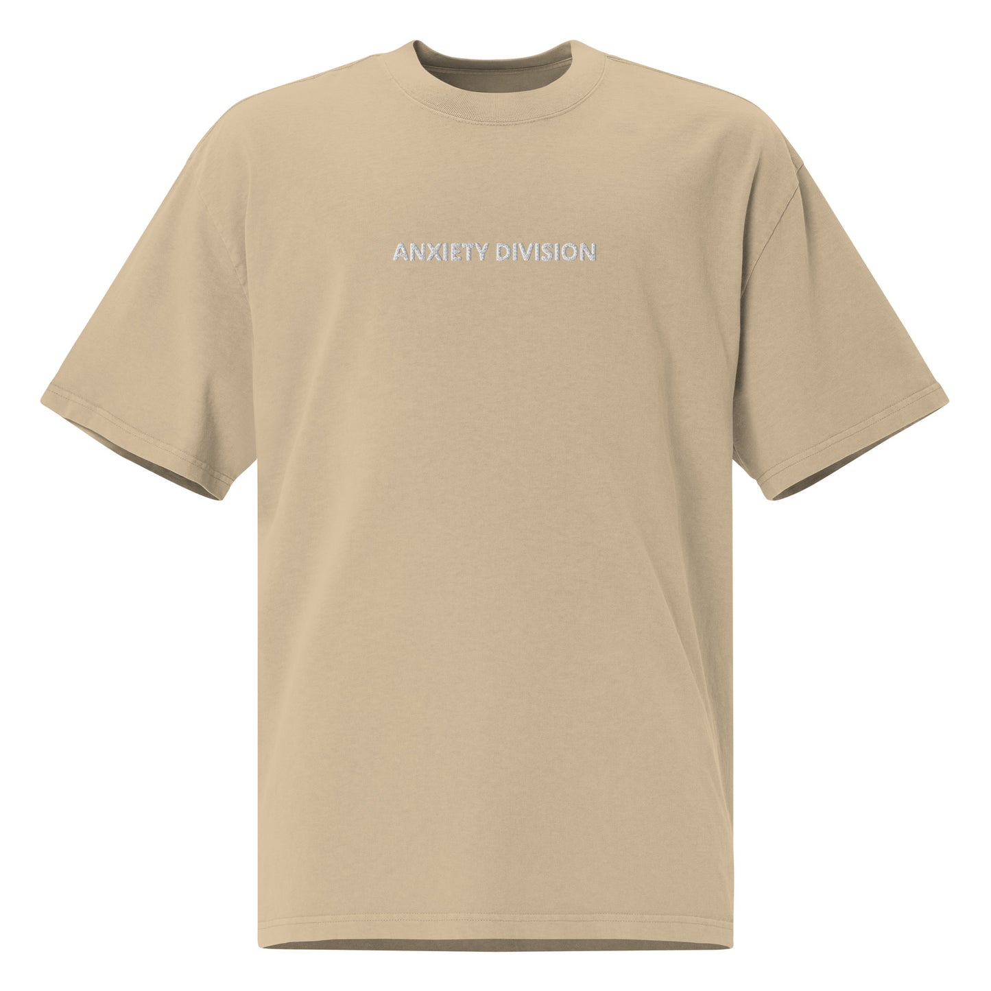 ANXIETY DIVISION LOGO Oversized t-shirt